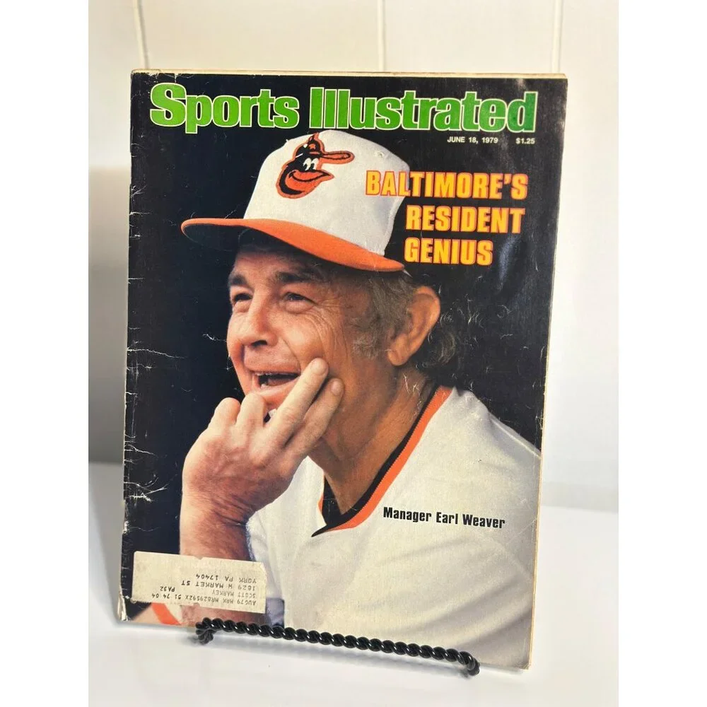 VTG Sports Illustrated June 18, 1979 | Baltimore Orioles Earl‎ Weaver Cover MLB